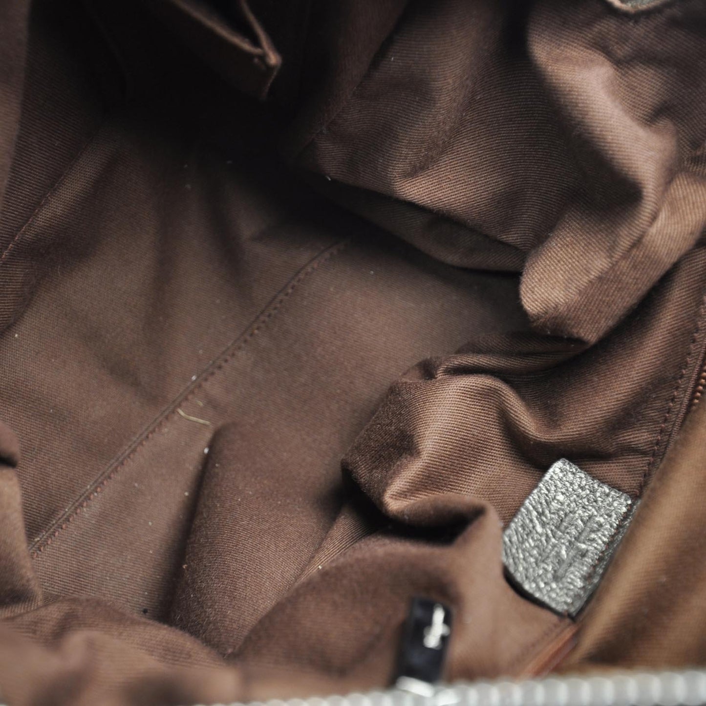 SALVATOREFERRAGAMOLeatherGanciniBuckleSatchelMetallic