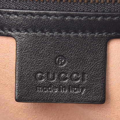 Gucci Calfskin Matelasse Large GG Marmont Shoulder Bag Black 9 of 11