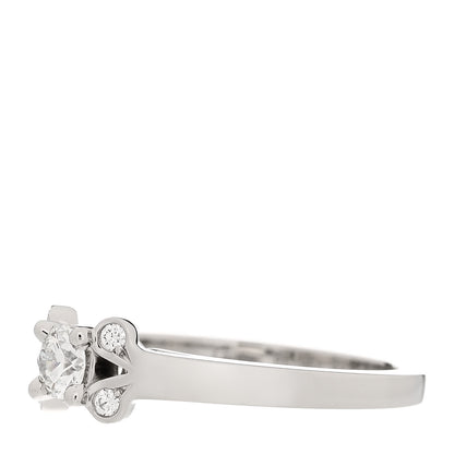 Cartier Platinum Diamond .19ct Ballerine Solitaire Engagement Ring 48 4.5 3 of 6