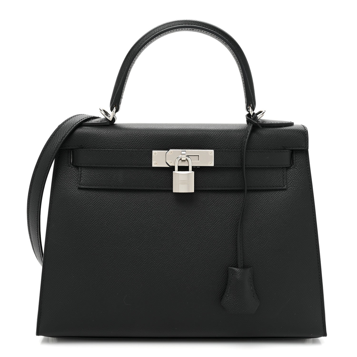 Hermes Epsom Kelly Sellier 28 Black 1 of 9