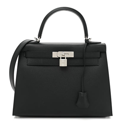 Hermes Epsom Kelly Sellier 28 Black 1 of 9