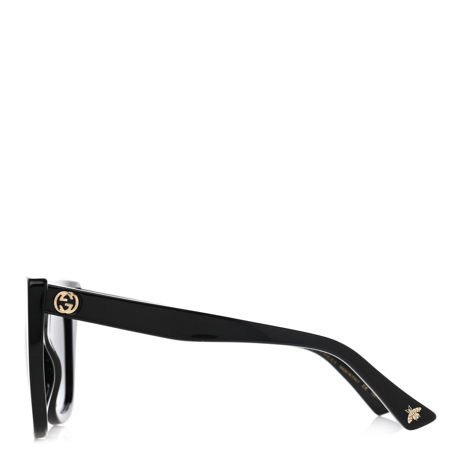 Gucci Acetate Cat Eye GG0163/S Sunglasses Black 3 of 7
