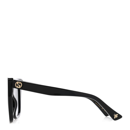 Gucci Acetate Cat Eye GG0163/S Sunglasses Black 3 of 7