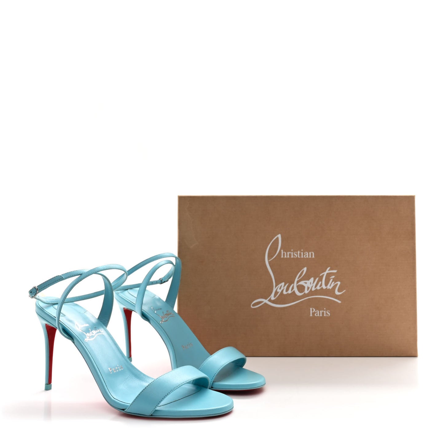 Nappa Loubigirl 85 Sandals 38.5 Mineral