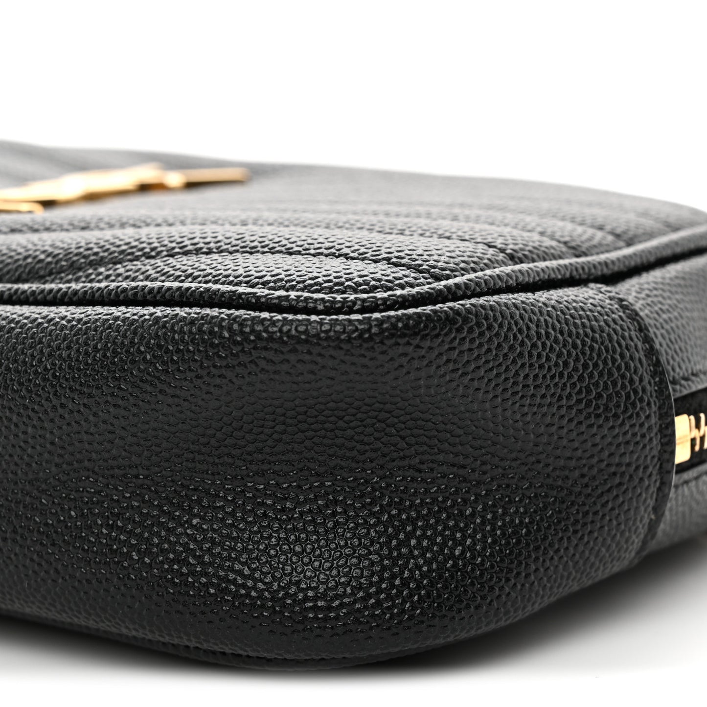 Grain De Poudre Matelasse Monogram Mini Lou Camera Bag Black
