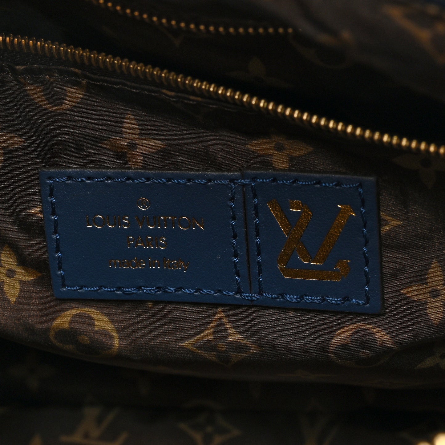 Econyl Mini Monogram Pillow Speedy Bandouliere 25 Navy