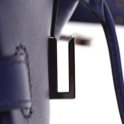 Hermes Swift Epsom Tressage Birkin 30 Bleu Encre Bleu Du Nord Gold 24 of 34