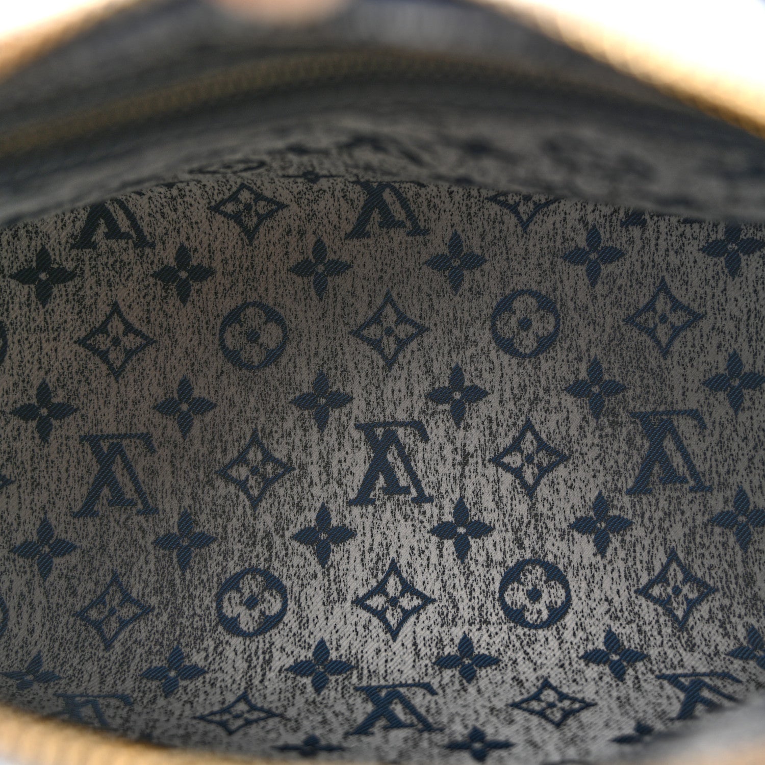 Louis Vuitton Monogram Jacquard Denim Speedy Bandouliere 25 Bleu 5 of 9
