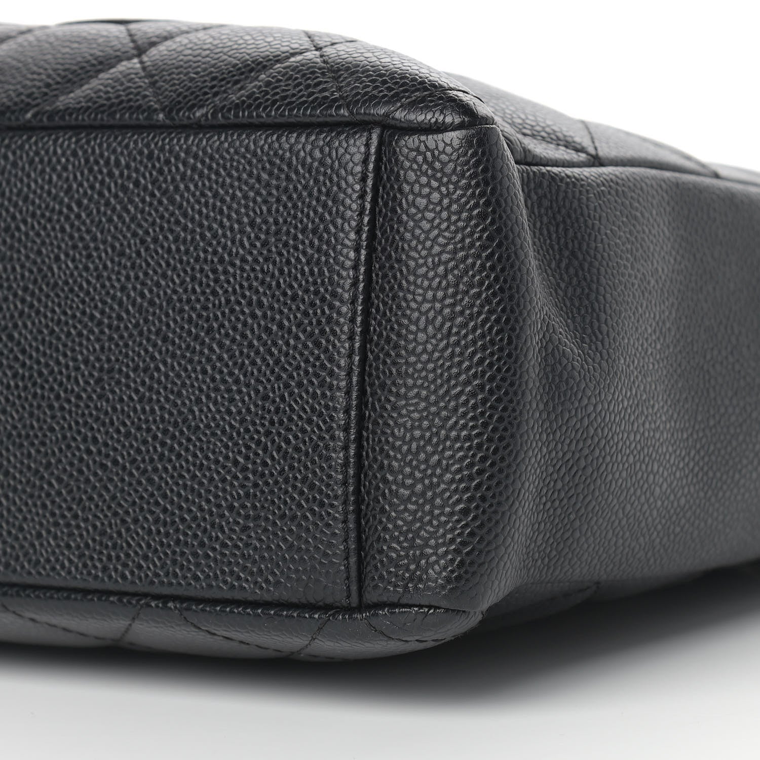 Chanel Caviar Quilted Petit Shopping Tote PST Black 9 of 11