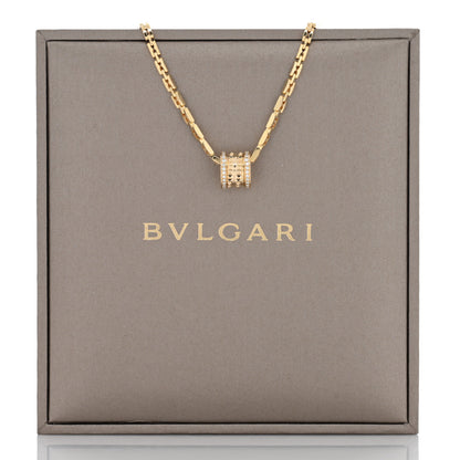 Bulgari 18K Yellow Gold Diamond B.Zero1 Rock Pendant Necklace 5 of 5