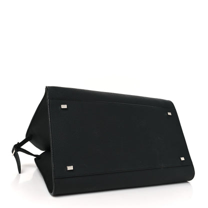 The Row Matte Grained Calfskin Soft Margaux 15 Black 4 of 9