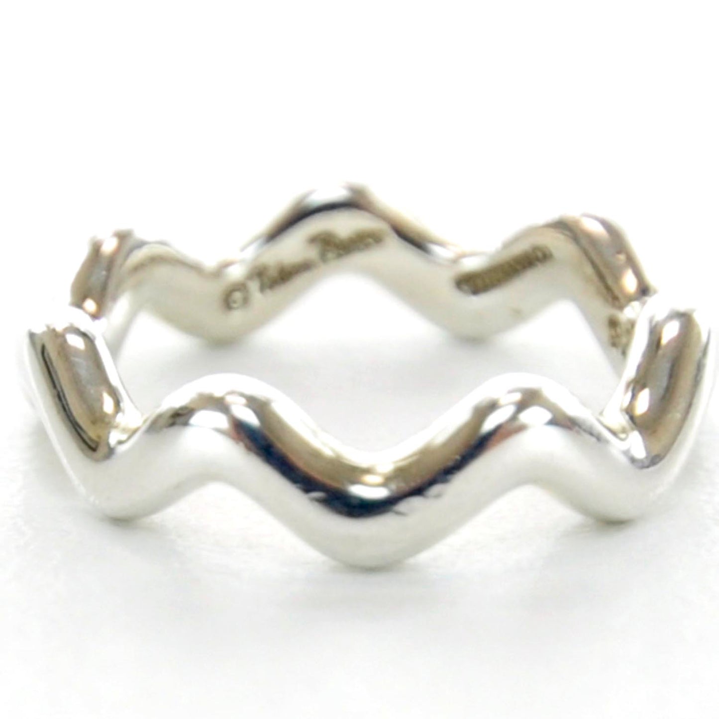 Sterling Silver Zig Zag Ring 6