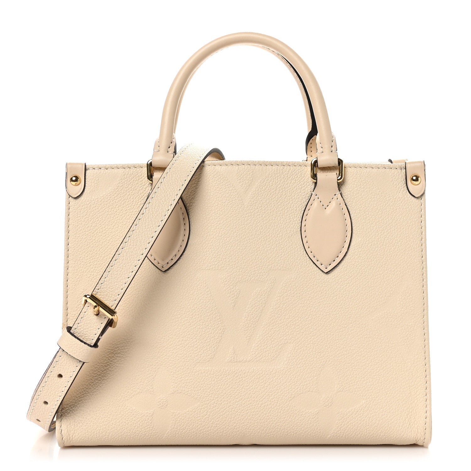 Louis Vuitton Empreinte Monogram Giant Onthego PM Cream Beige 1 of 10
