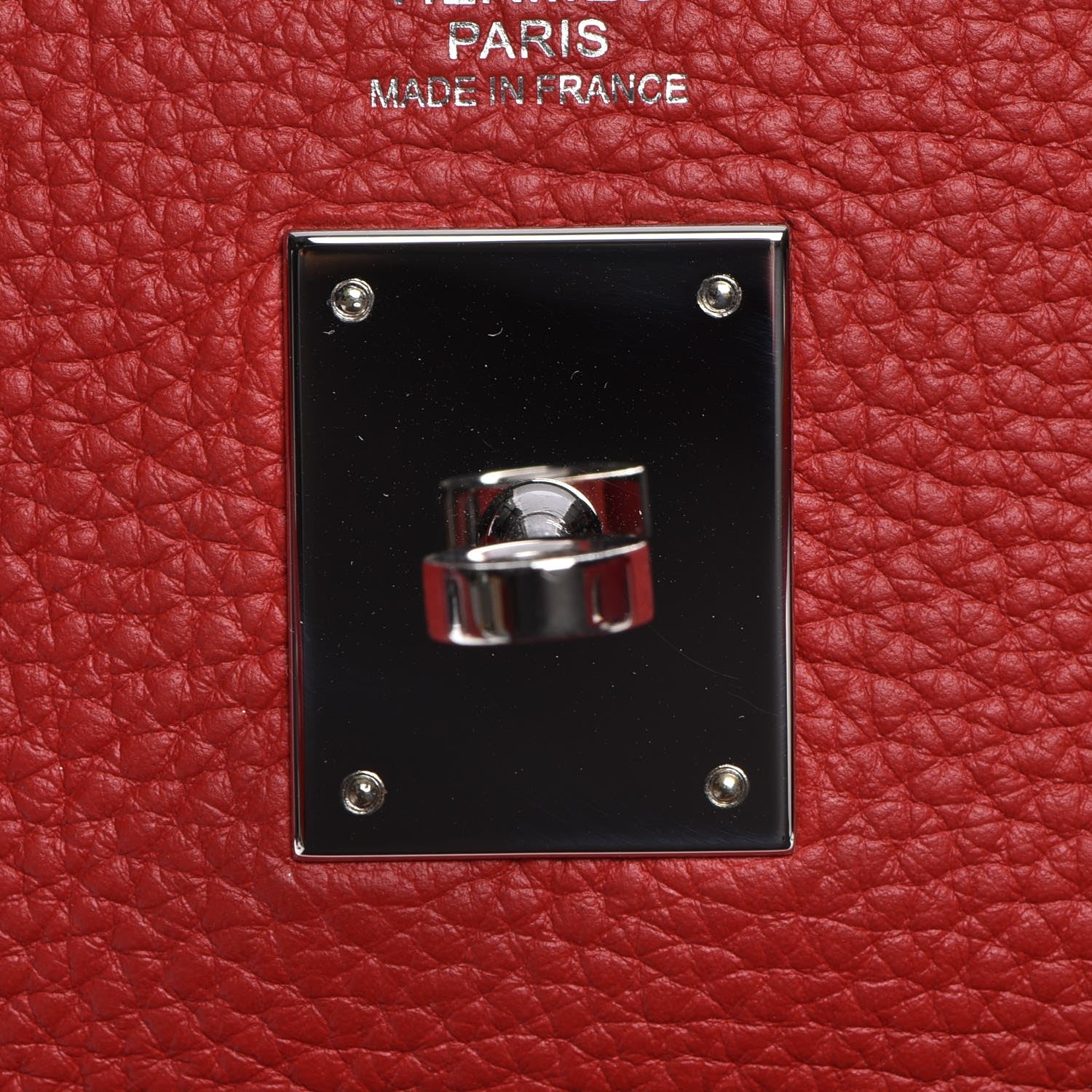Hermes Taurillon Clemence Kelly Retourne 32 Rouge Casaque 14 of 32