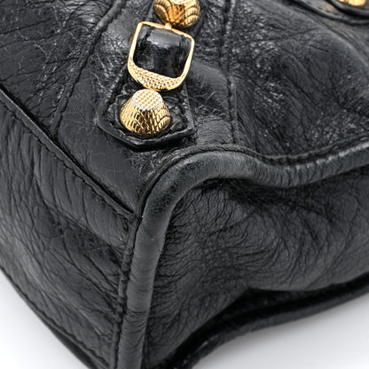 Balenciaga Agneau Giant 12 Gold Hardware Mini City Black 11 of 14