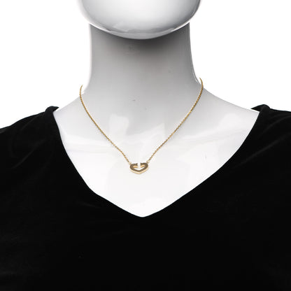 Cartier 18K Yellow Gold Medium Hearts and Symbols Necklace 5 of 11