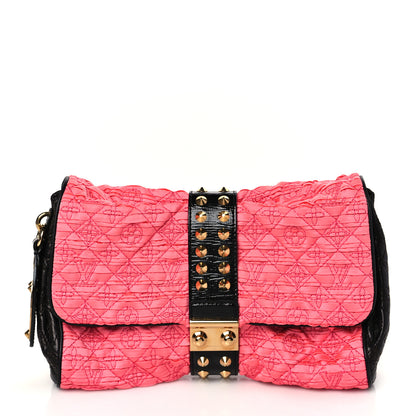 Louis Vuitton Satin Quilted Monogram Coquette Pochette Bunny Pink 1 of 9