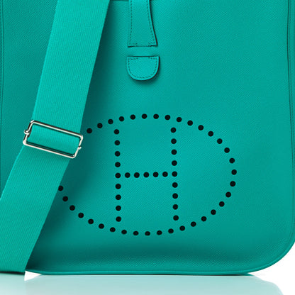 Hermes Epsom Evelyne III PM Bleu Paon 8 of 11