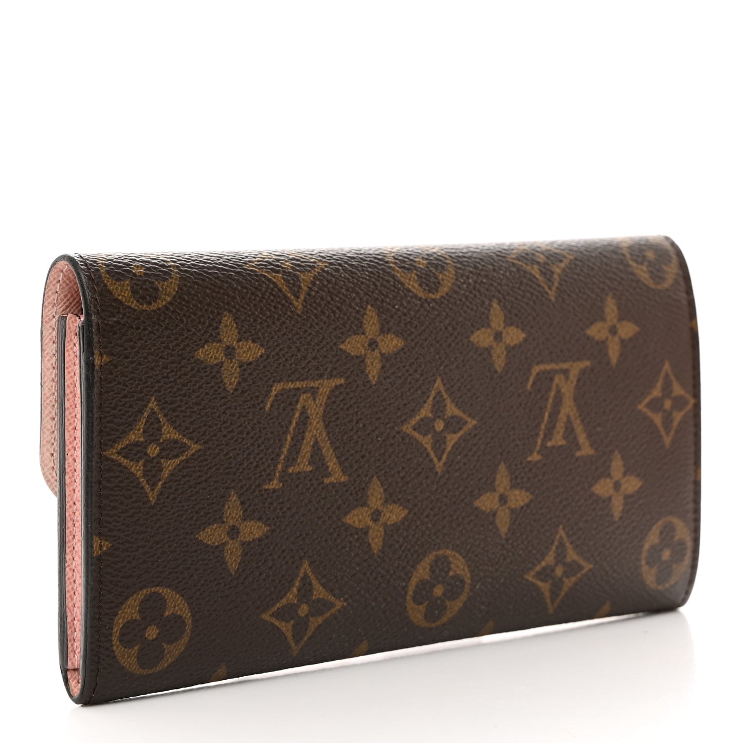 Monogram Emilie Wallet Rose Ballerine