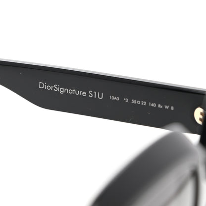 Christian Dior Acetate Diorsignature S1U Square Sunglasses Black 5 of 7