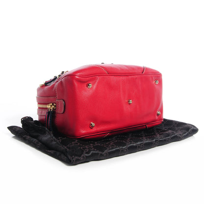 Gucci Leather Capri Small Bowler Red 4 of 7