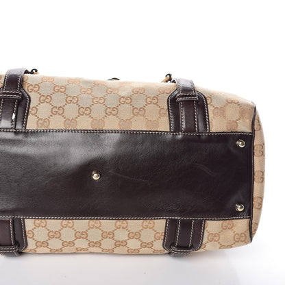 Gucci Monogram 85th Anniversary Boston Tote Brown 8 of 15