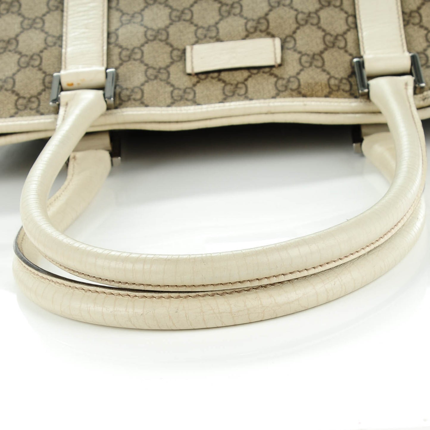 GG Plus Monogram Medium Joy Tote Off White
