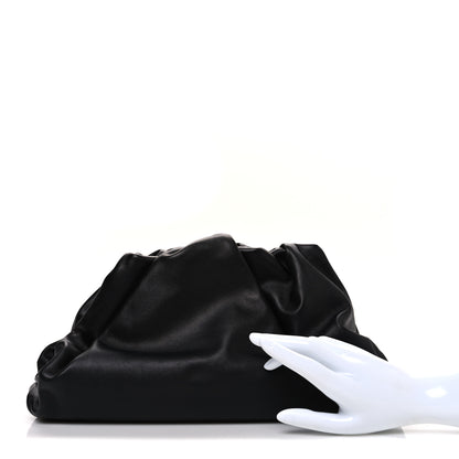 Bottega Veneta Smooth Butter Calf The Pouch Oversized Clutch Black 2 of 11