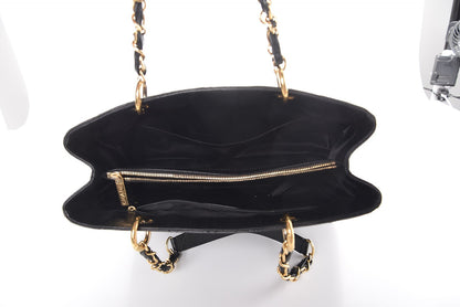 Chanel Caviar Quilted Grand Shopping Tote GST Black 5 of 7