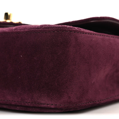 Chanel Suede Calfskin Mini Souplissimo Flap Burgundy 10 of 11