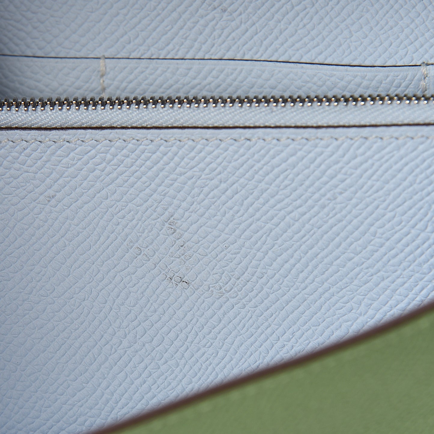 Epsom Verso Kelly Wallet To Go Vert Criquet Bleu Brume