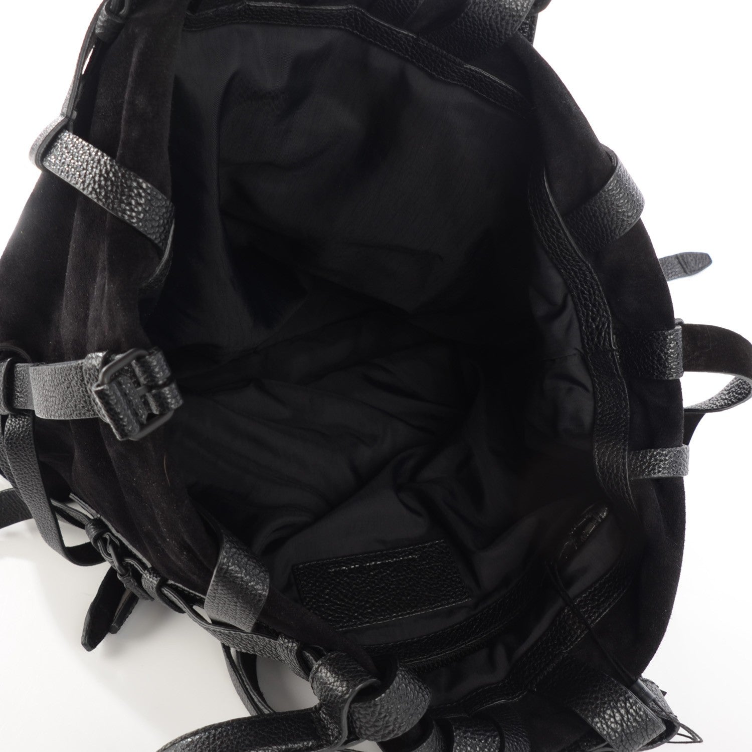 Alexander Wang Suede Kirsten Satchel Black 5 of 7