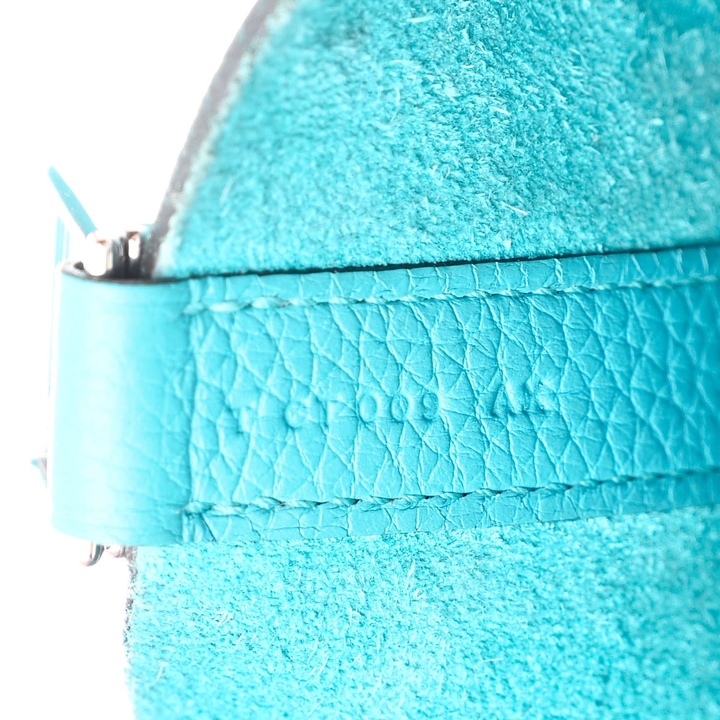 Taurillon Clemence Picotin Lock 26 GM Turquoise