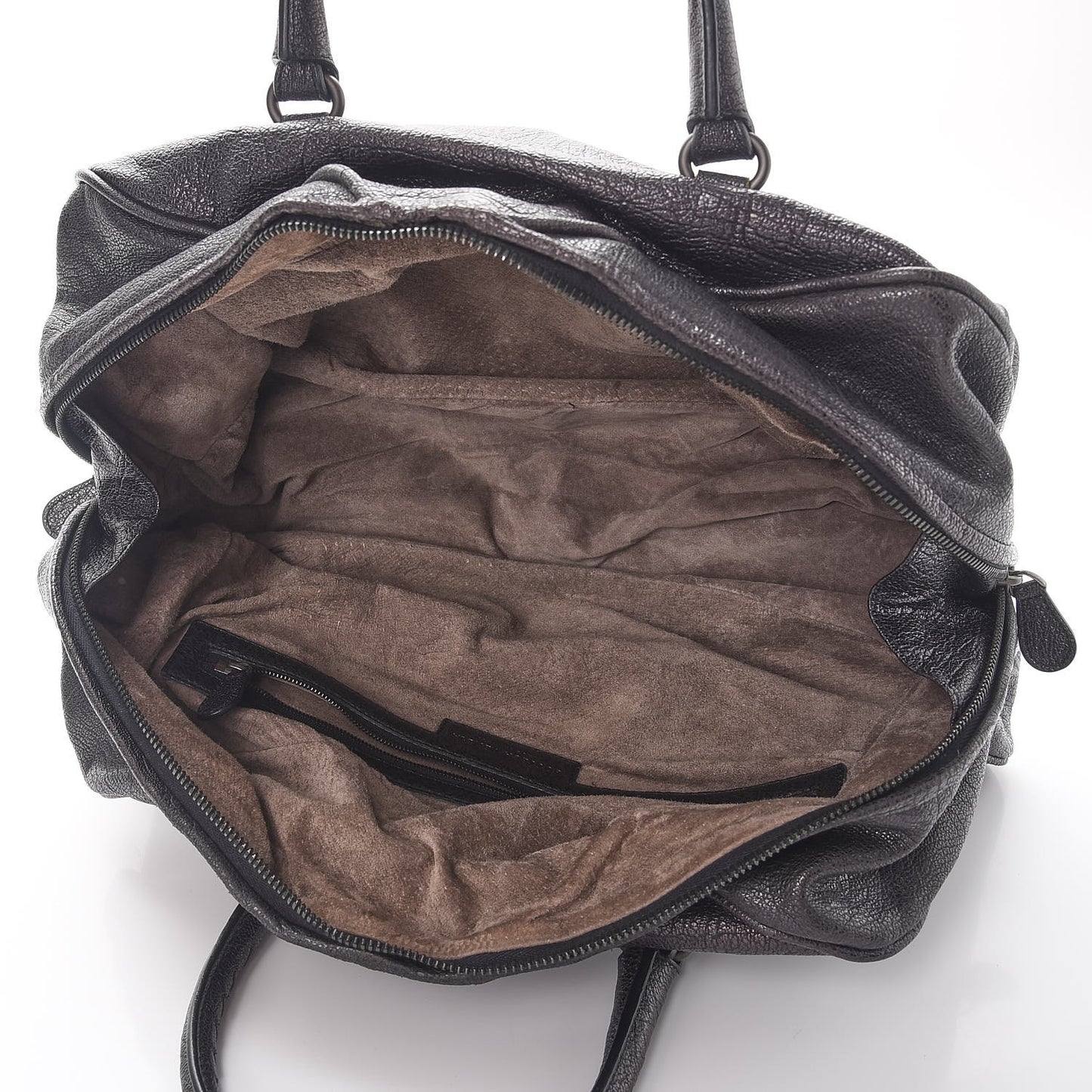 Patent Goatskin Satchel Matita