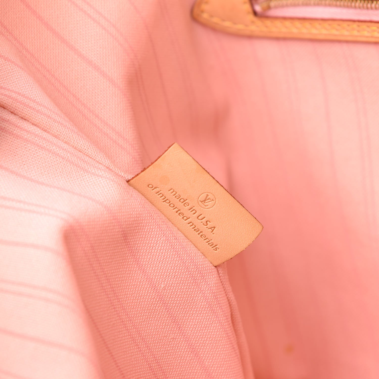 Louis Vuitton Damier Azur Delightful MM Rose Ballerine 7 of 13