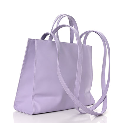 Telfar Vegan Leather Medium Shopping Bag Lavender 3 of 8