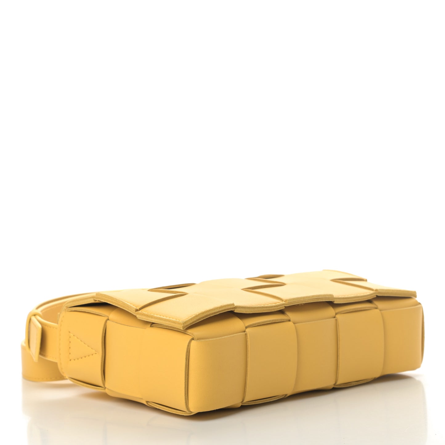 Nappa Maxi Intreccio Cassette Bag Buttercup