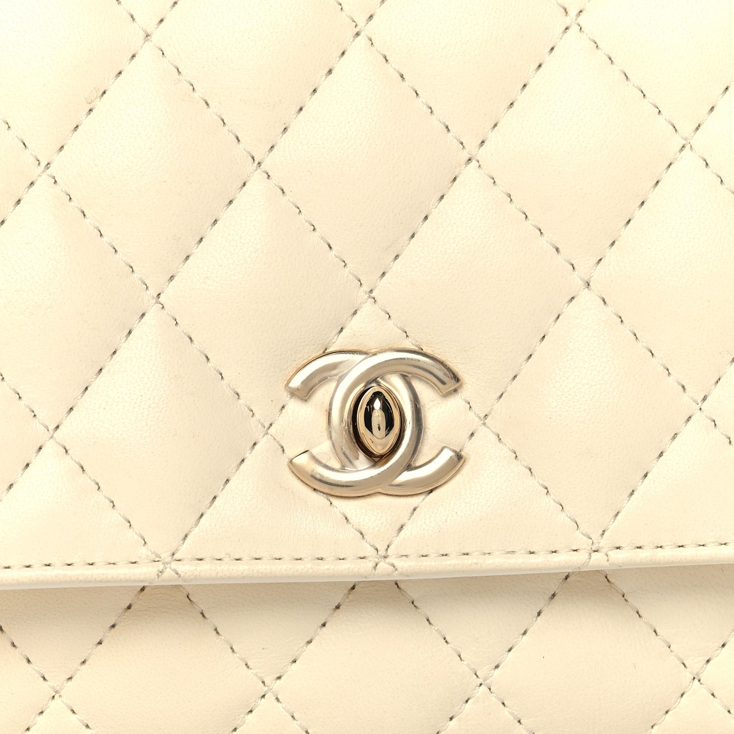 Lambskin Quilted Side Packs White