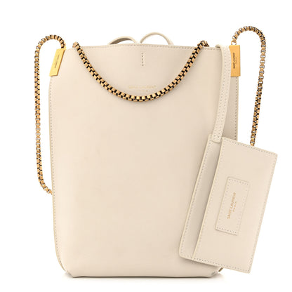 Saint Laurent Calfskin Mini Suzanne Hobo Cream 1 of 11