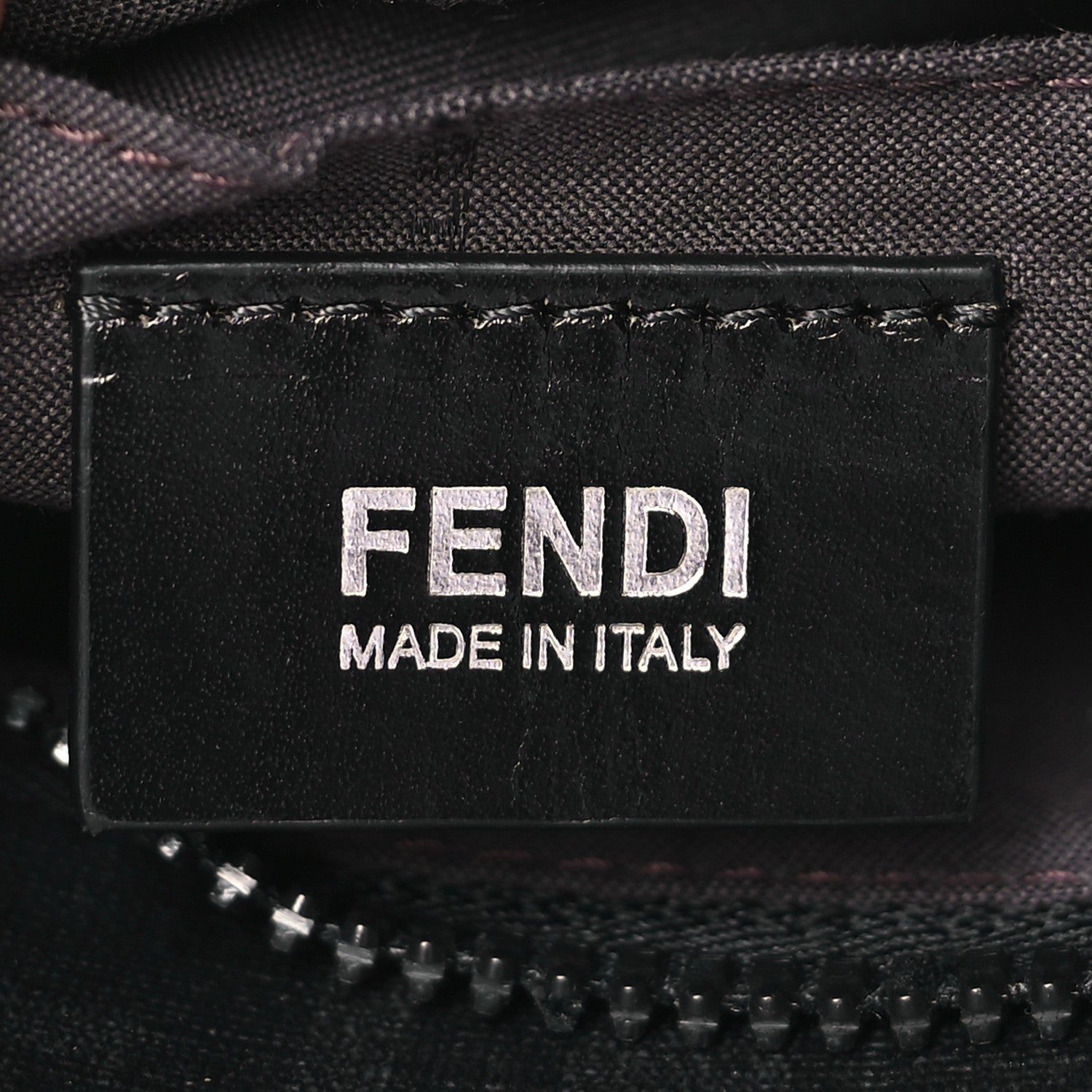 Fendi Zucca Spalmati Messenger Bag Black 6 of 10