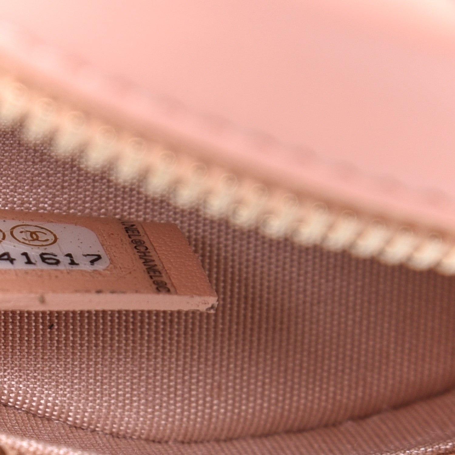 Chanel Calfskin Quilted Pearl Round Clutch With Chain Pink 7 of 10