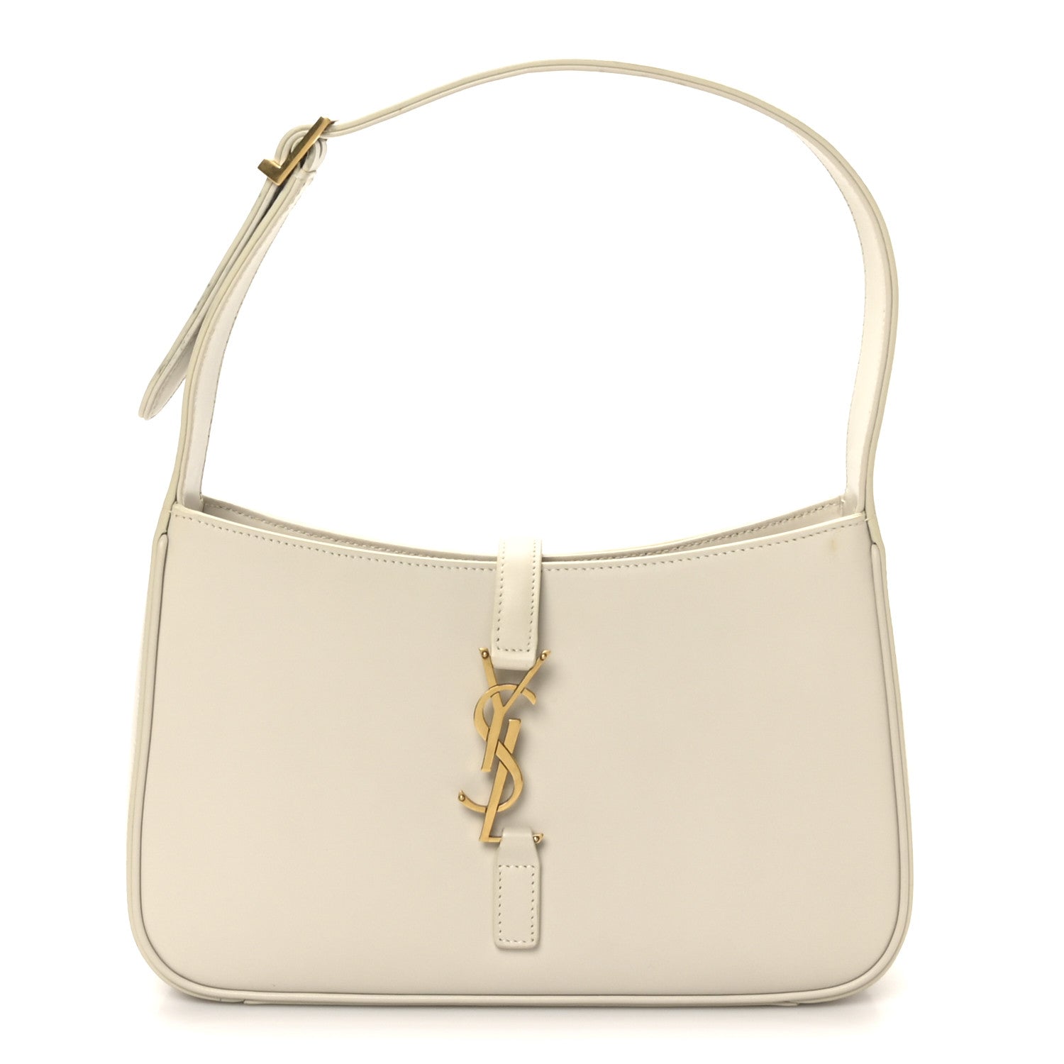Saint Laurent Smooth Calfskin Le 5 A 7 Hobo Crema Soft 1 of 10