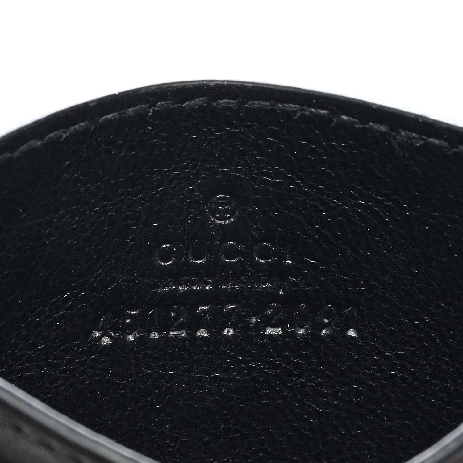 Gucci GG Supreme Monogram Bee Print Card Holder Black 5 of 6