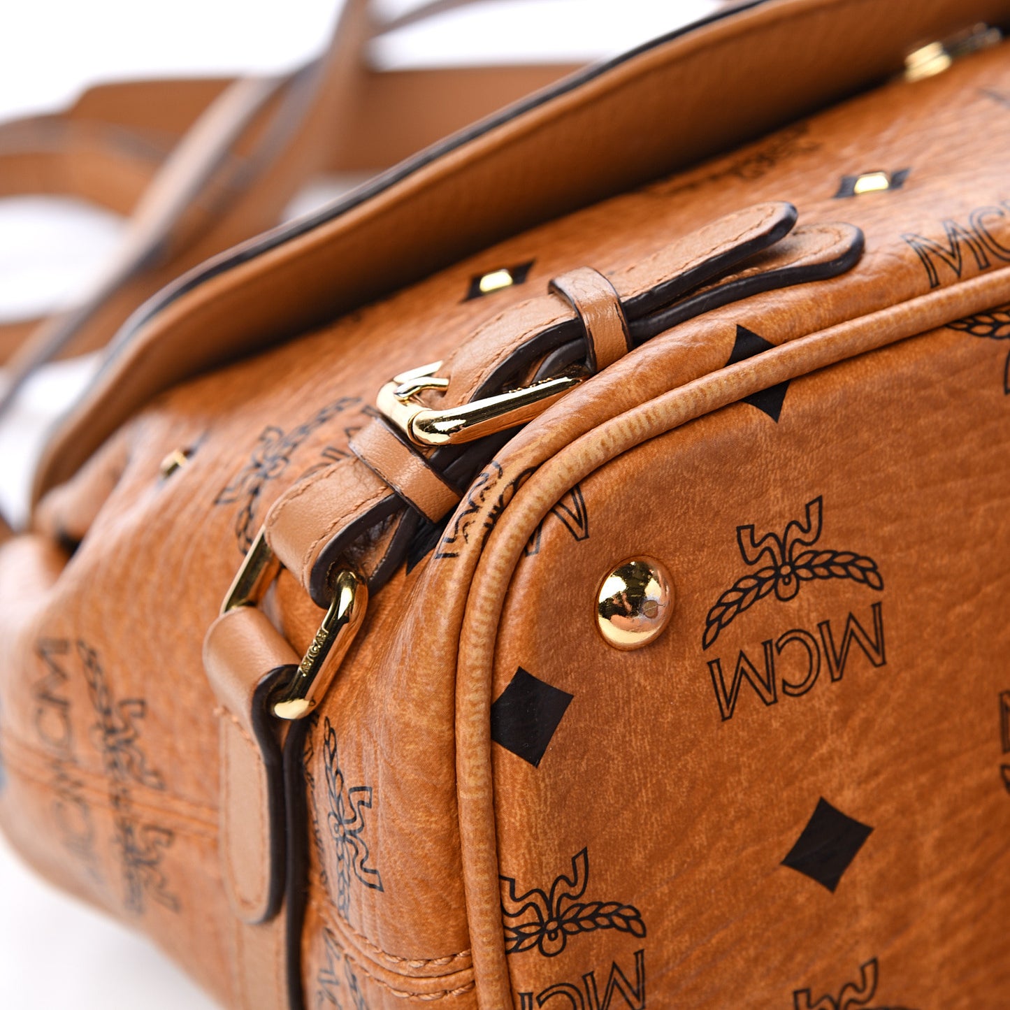 Visetos Crossbody Flap Messenger Cognac