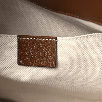 Gucci Monogram Calfskin Medium Horsebit 1955 Tote Bag Beige Brown Sugar 6 of 11