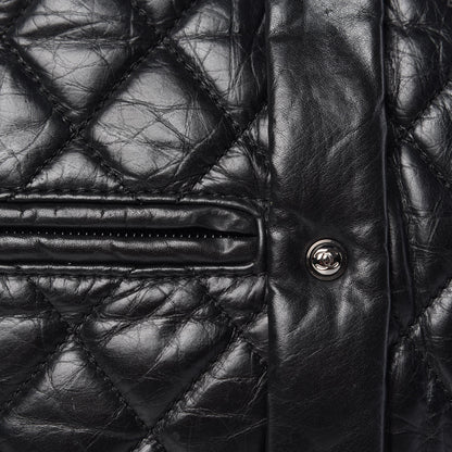 Chanel Aged Calfskin Vintage Ligne XL Lady Braid Tote Black 13 of 14