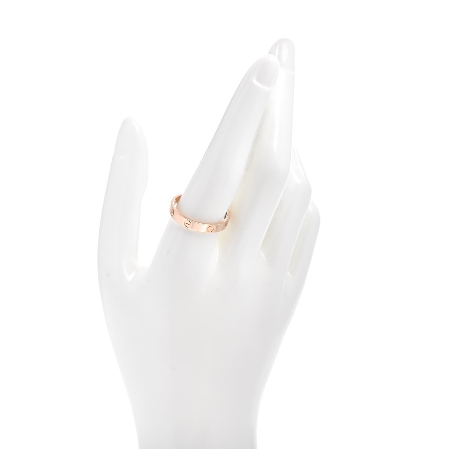 Cartier 18K Pink Gold 3.5mm LOVE Wedding Band Ring 64 10.75 2 of 4