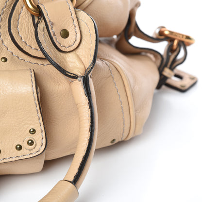 Chloe Leather Paddington Front Pocket Tote Beige 11 of 17