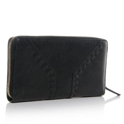 Saint Laurent Leather Muse Zip Around Wallet Black 3 of 8