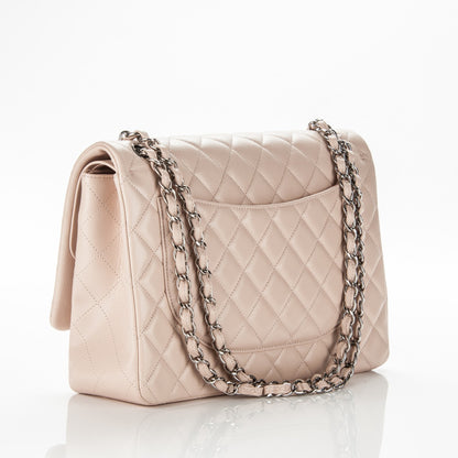 Chanel Caviar Maxi Double Flap Light Pink 3 of 7